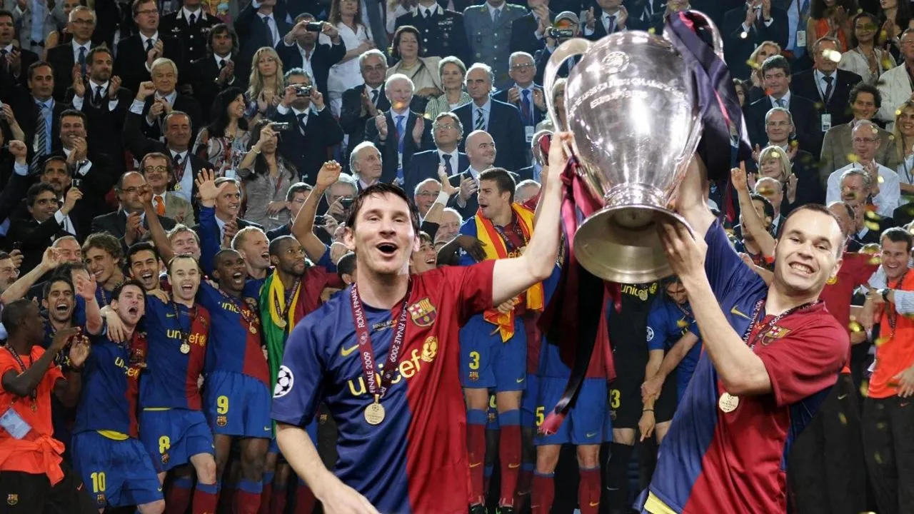 FC Barcelona ganador de la UEFA Champions League en la Temporada 2008 - 2009
