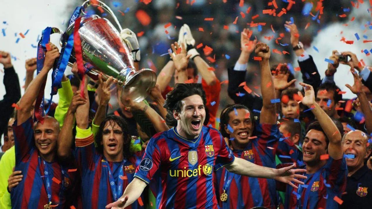 FC Barcelona ganador de la UEFA Champions League en la temporada 2005 - 2006