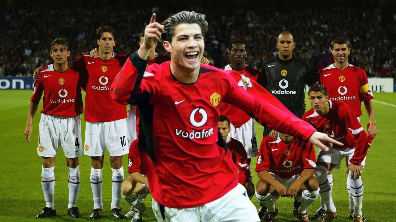 Primera etapa de Cristiano Ronaldo con el Manchester United de 2003 a 2009