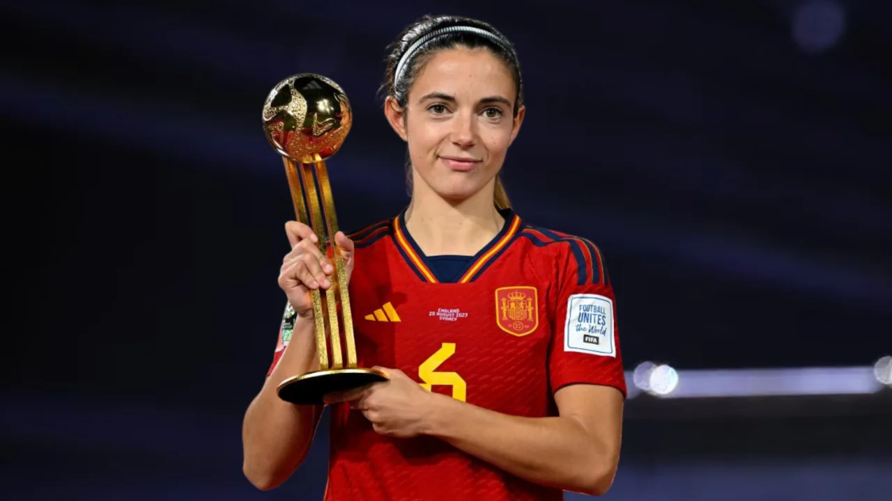 Aitana Bonmatí gano 1 Balón de Oro de la Copa Mundial Femenina de la FIFA