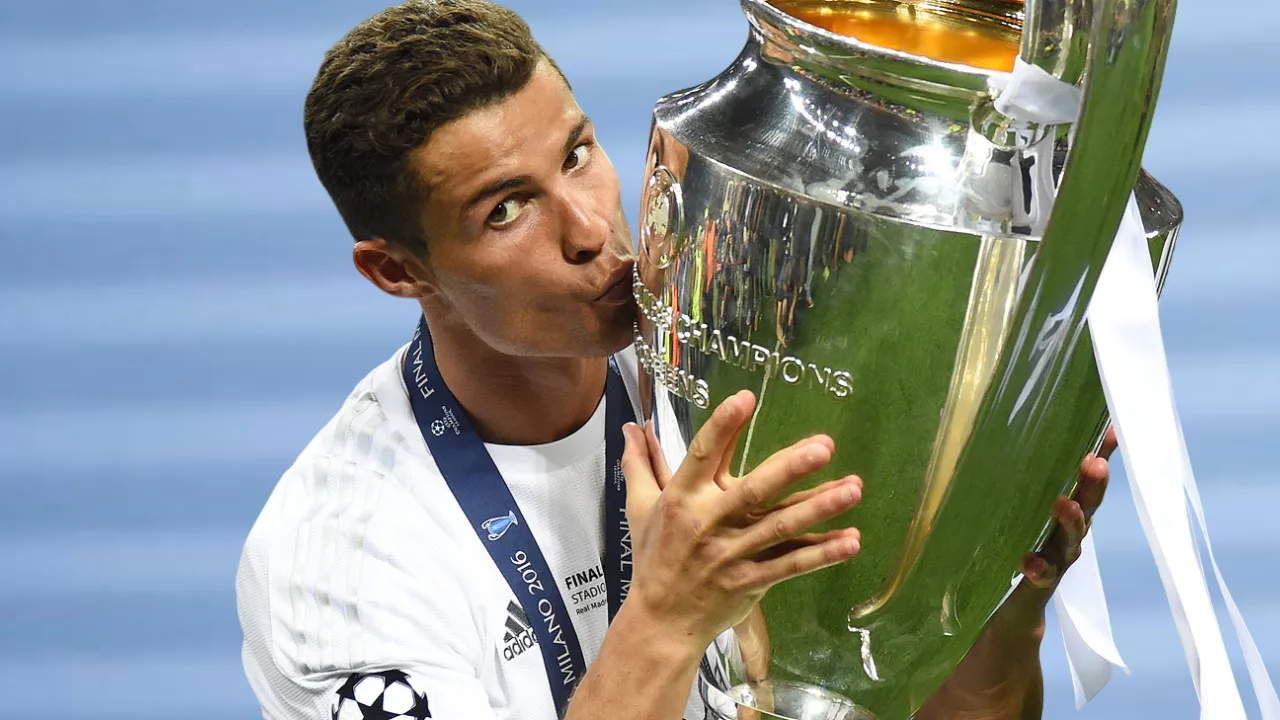 Cristiano Ronaldo gano la UEFA Champions League en la temporada 2015-2016 con el Real Madrid