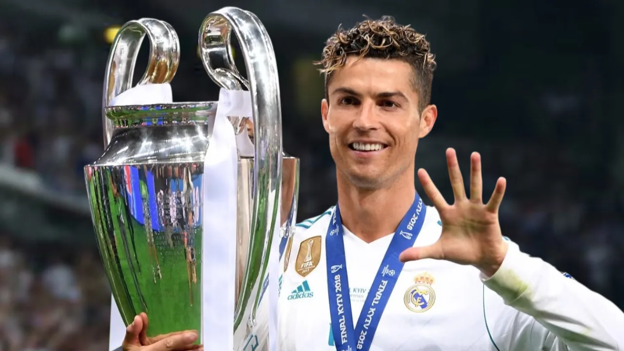 Cristiano Ronaldo gano la UEFA Champions League en la temporada 2017-2018 con el Real Madrid
