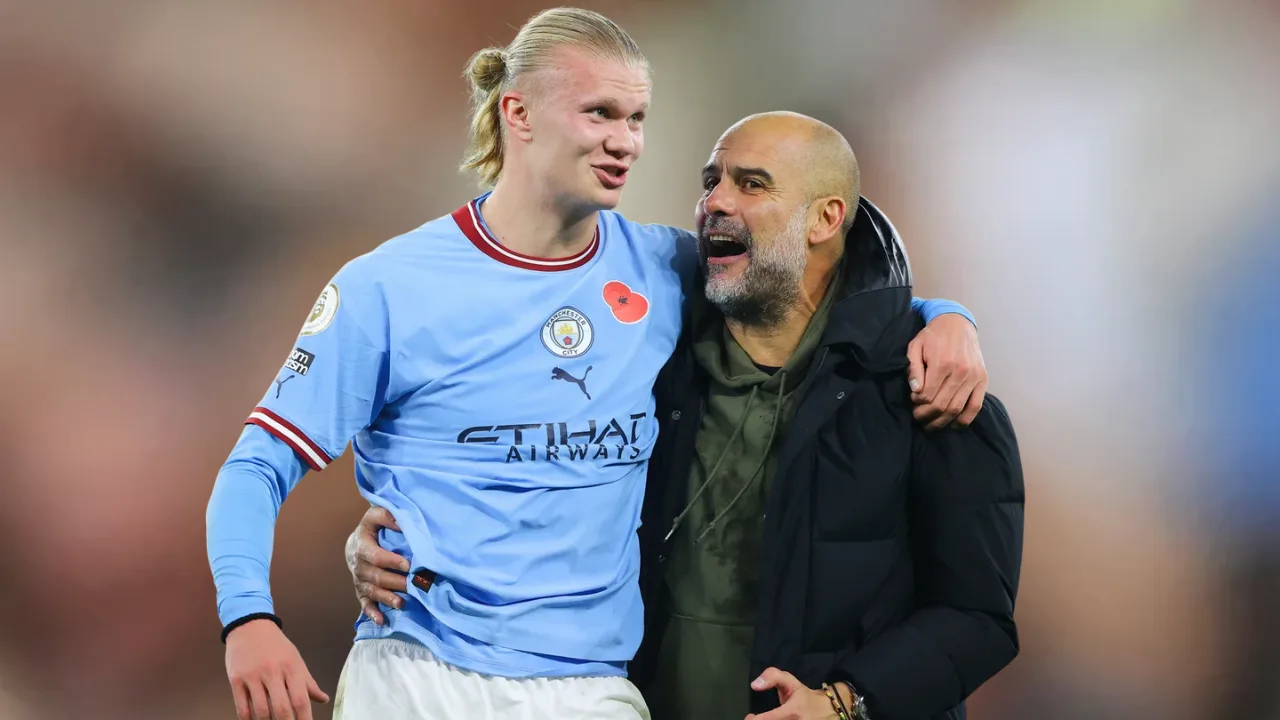 Erling Haaland 150 goles con Pep Guardiola