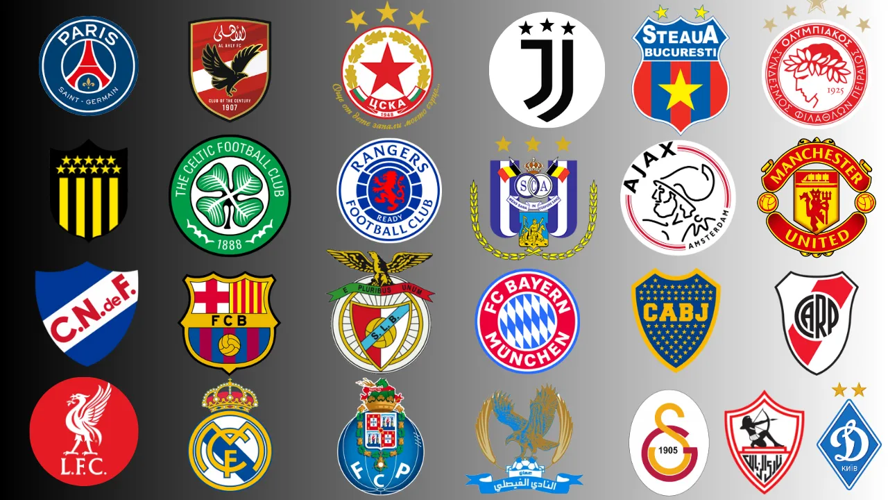 Los 25 clubes de Fútbol con mas títulos