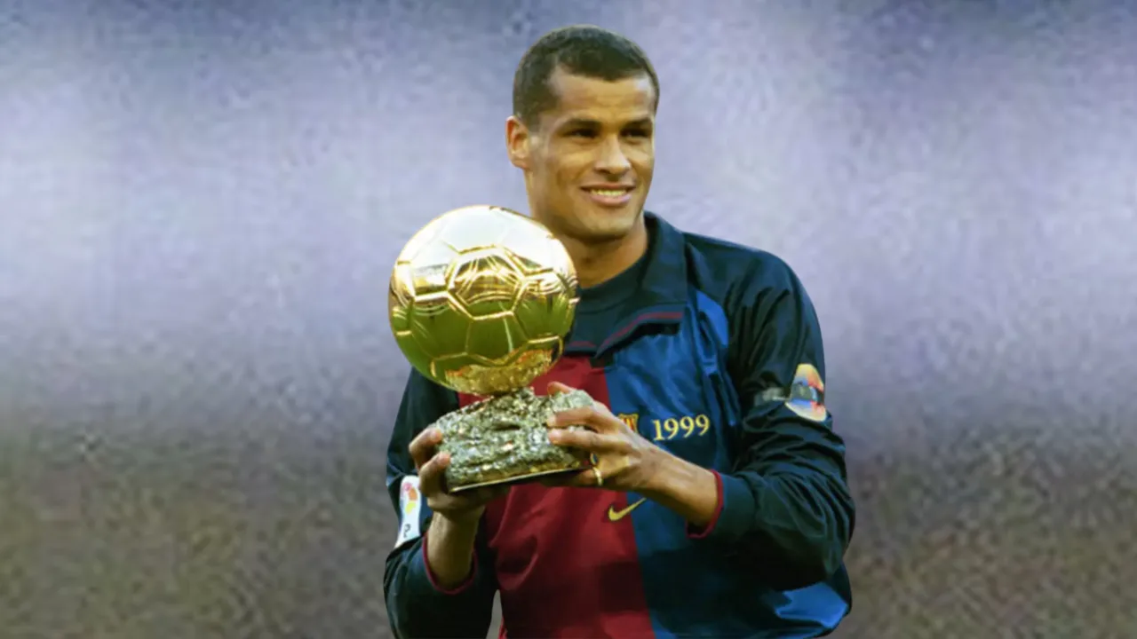 Rivaldo gano 1 Balón de Oro en 1999 mientras jugaba con el FC Barcelona