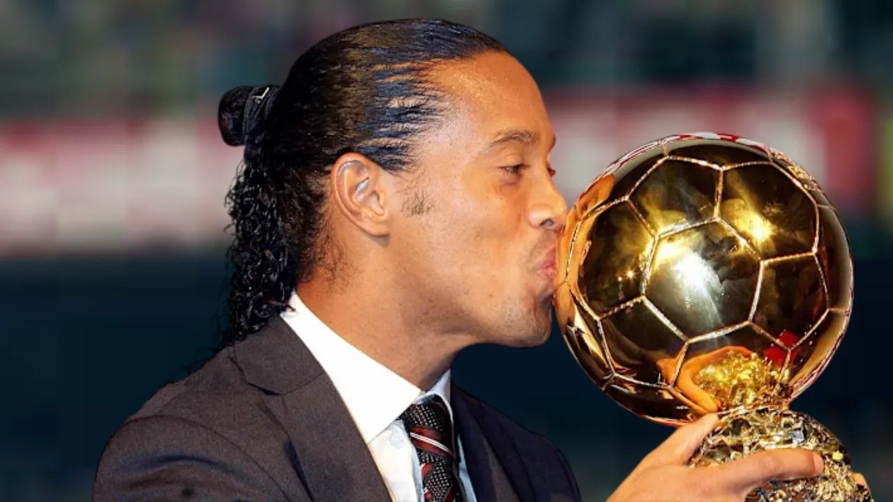 Ronaldinho gano 1 Balón de Oro en 2005 mientras jugaba con el FC Barcelona