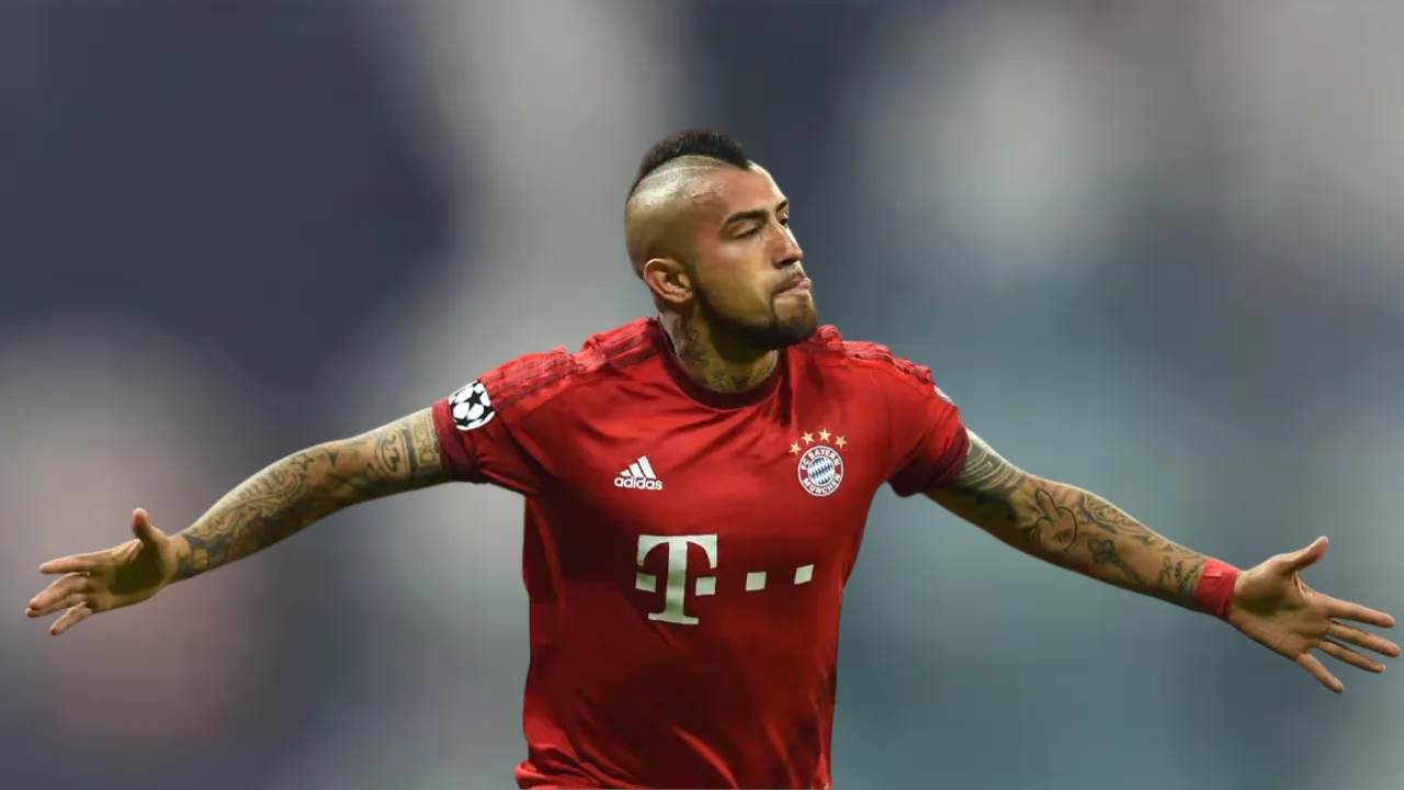 Arturo Vidal con el Bayern de Múnich en la UEFA Champions League 2015-2016: