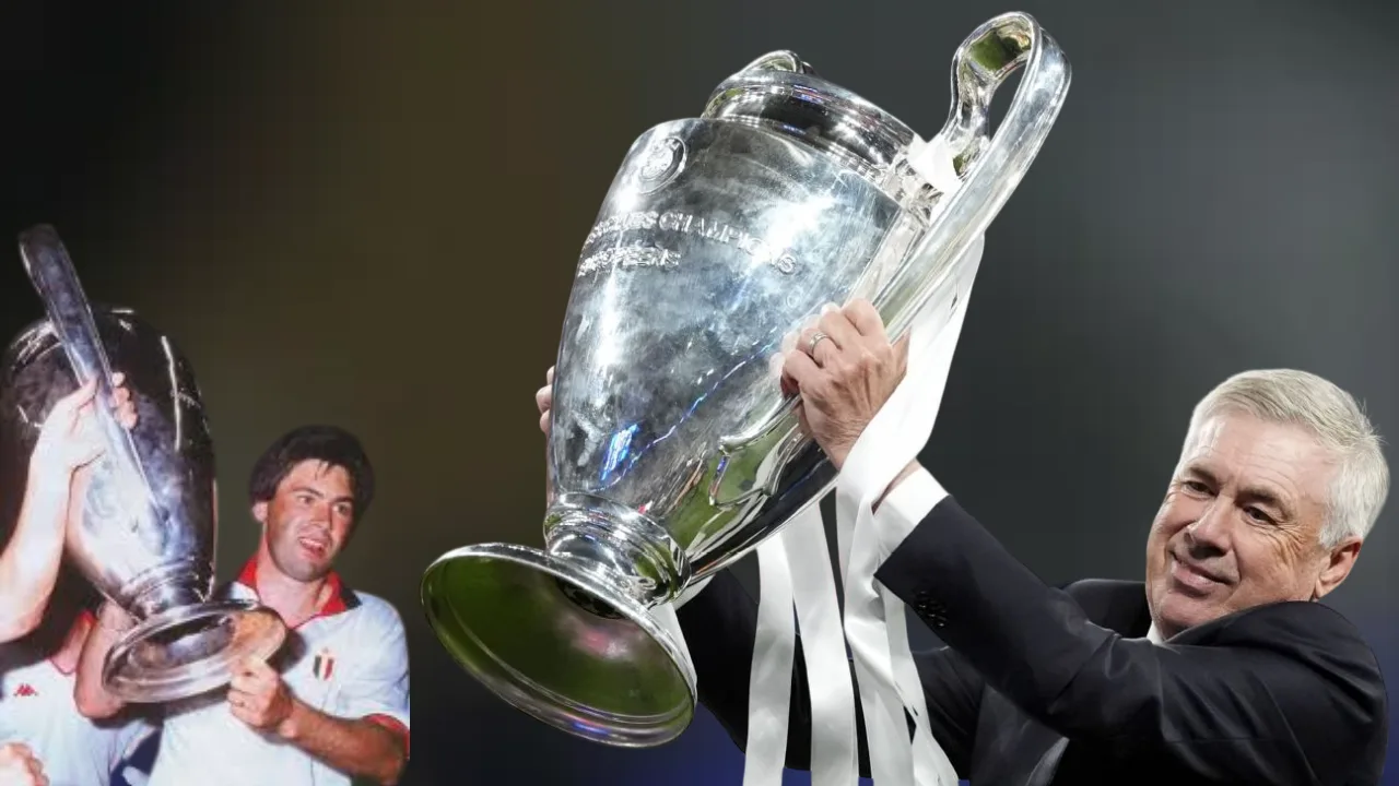 Carlo Ancelotti gano 7 UEFA Champions League