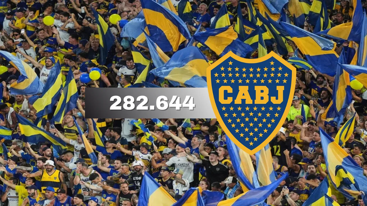 Club Atlético Boca Juniors 282.644 socios
