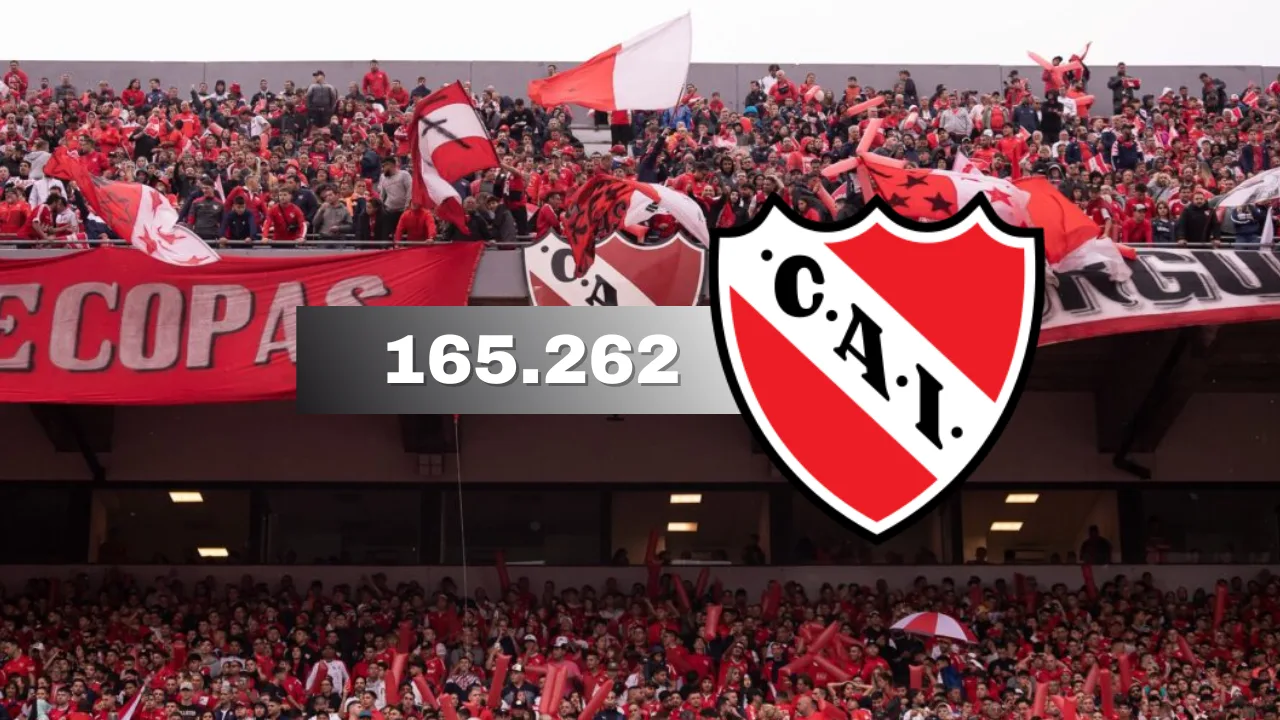 Club Atlético Independiente 165.262 socios