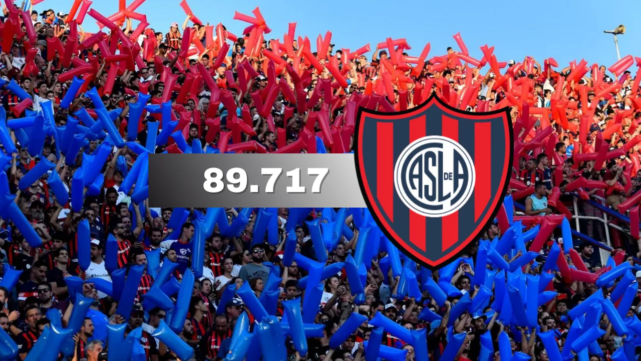 Club Atlético San Lorenzo de Almagro 89.717 socios