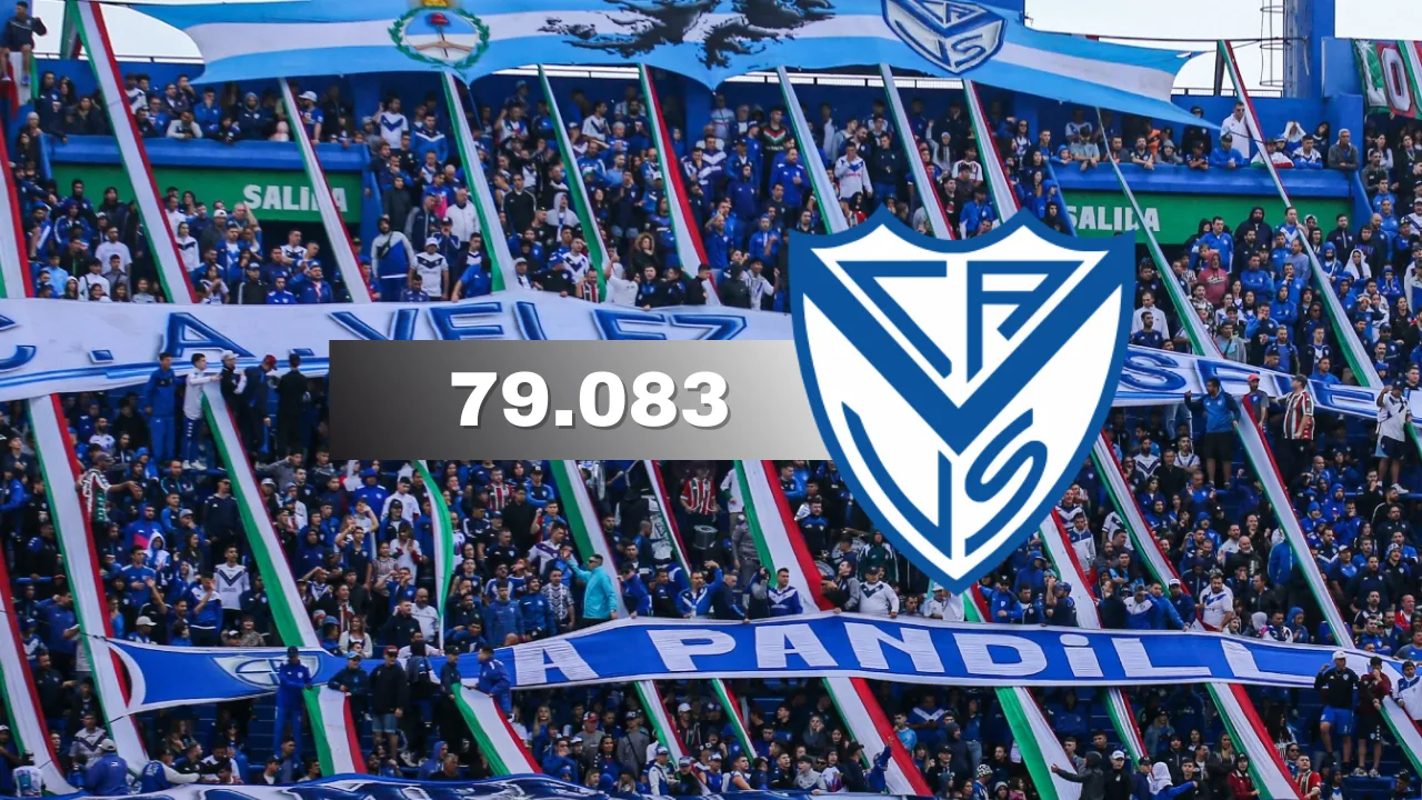 Club Atlético Vélez Sarsfield 79.083 socios