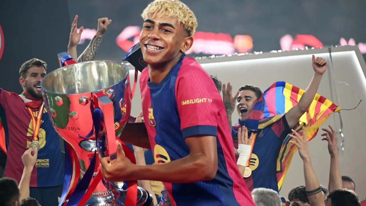 Lamine Yamal gano LaLiga de España Temporada 2024-2025 con el FC Barcelona
