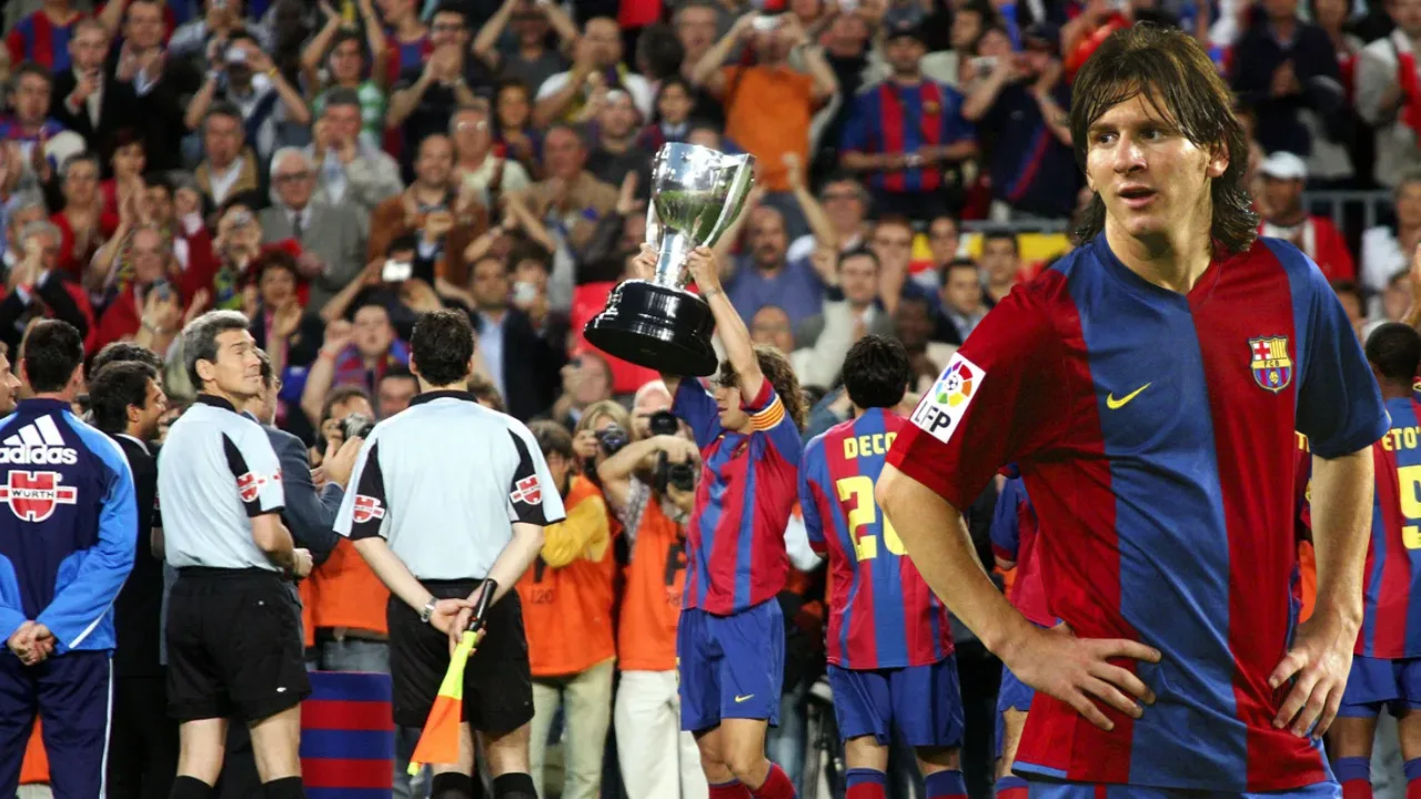 Lionel Messi gano LaLiga de España en la temporada 2004-2005 con el FC Barcelona
