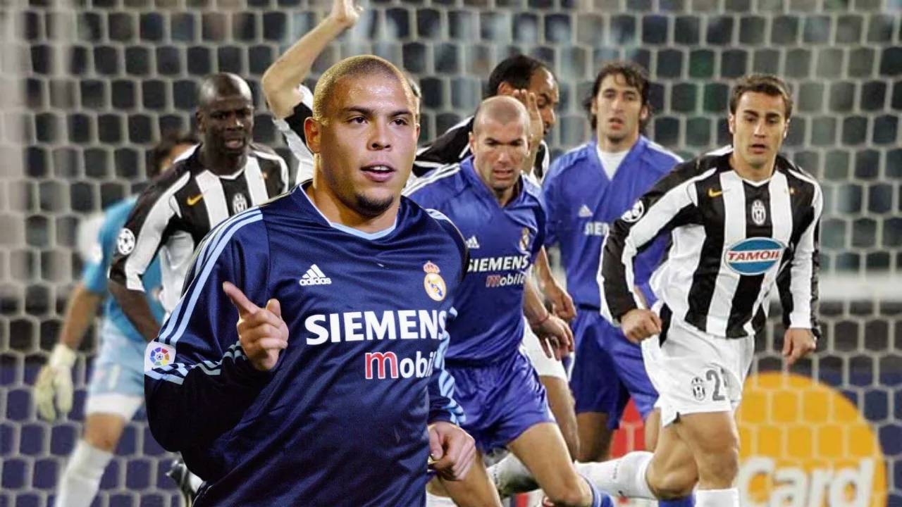 Ronaldo Nazario con el Real Madrid en la UEFA Champions League 2004-2005