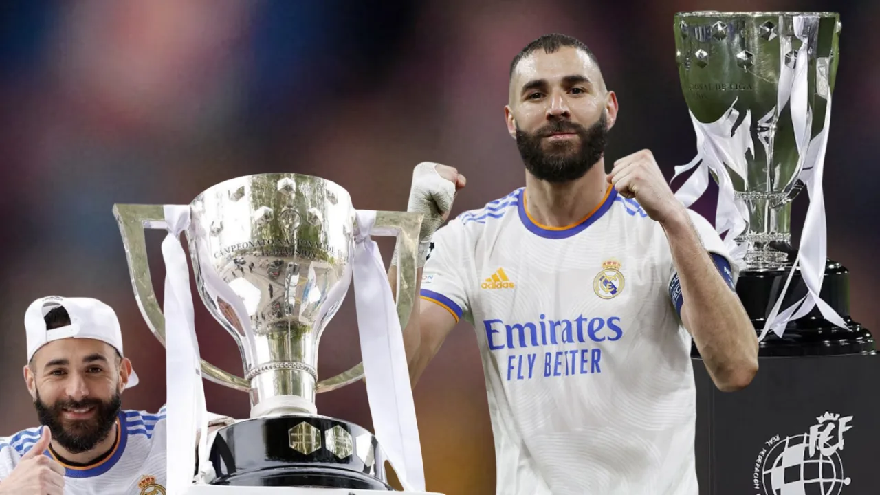 ¿Cuántas Ligas de España gano Karim Benzema?