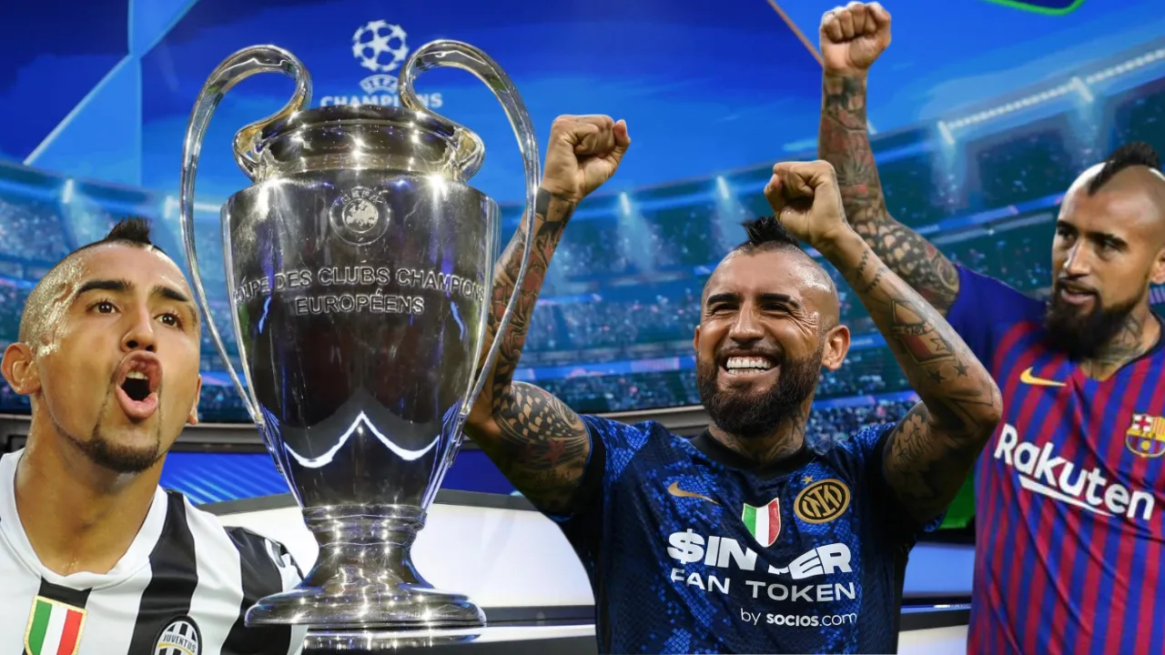 ¿Cuántas UEFA Champions League tiene Arturo Vidal?