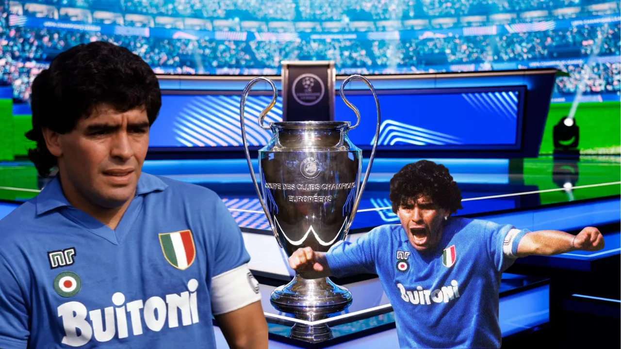 ¿En cuantas UEFA Champions League participo Maradona?