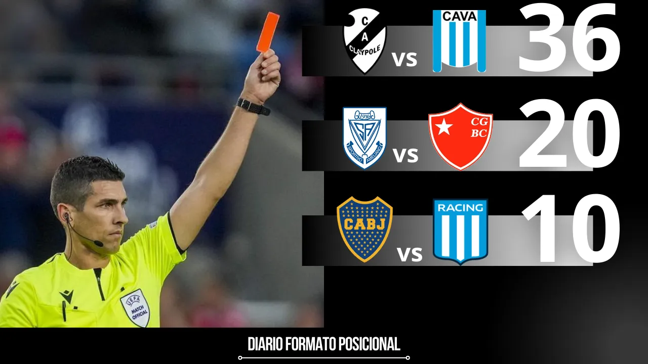 Los partidos de fútbol con mas tarjetas rojas