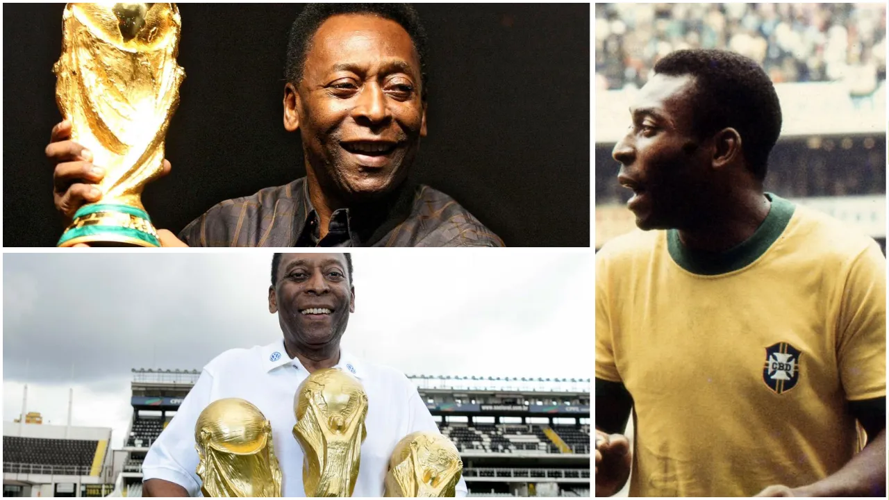 Pelé el jugador con mas mundiales ganados