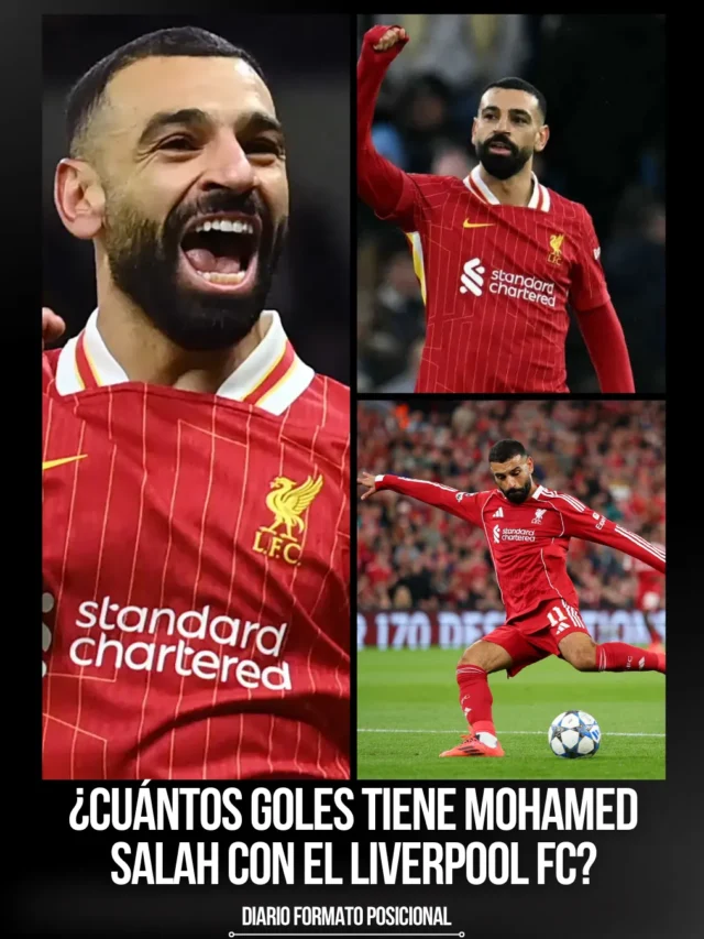 ¿Cuántos goles tiene Mohamed Salah con el Liverpool FC?