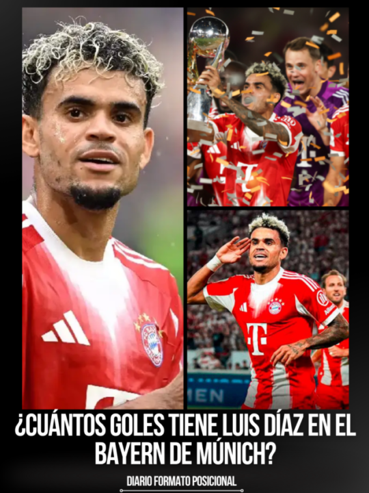 ¿Cuántos goles tiene anotados Luis Díaz en el Bayern de Múnich
