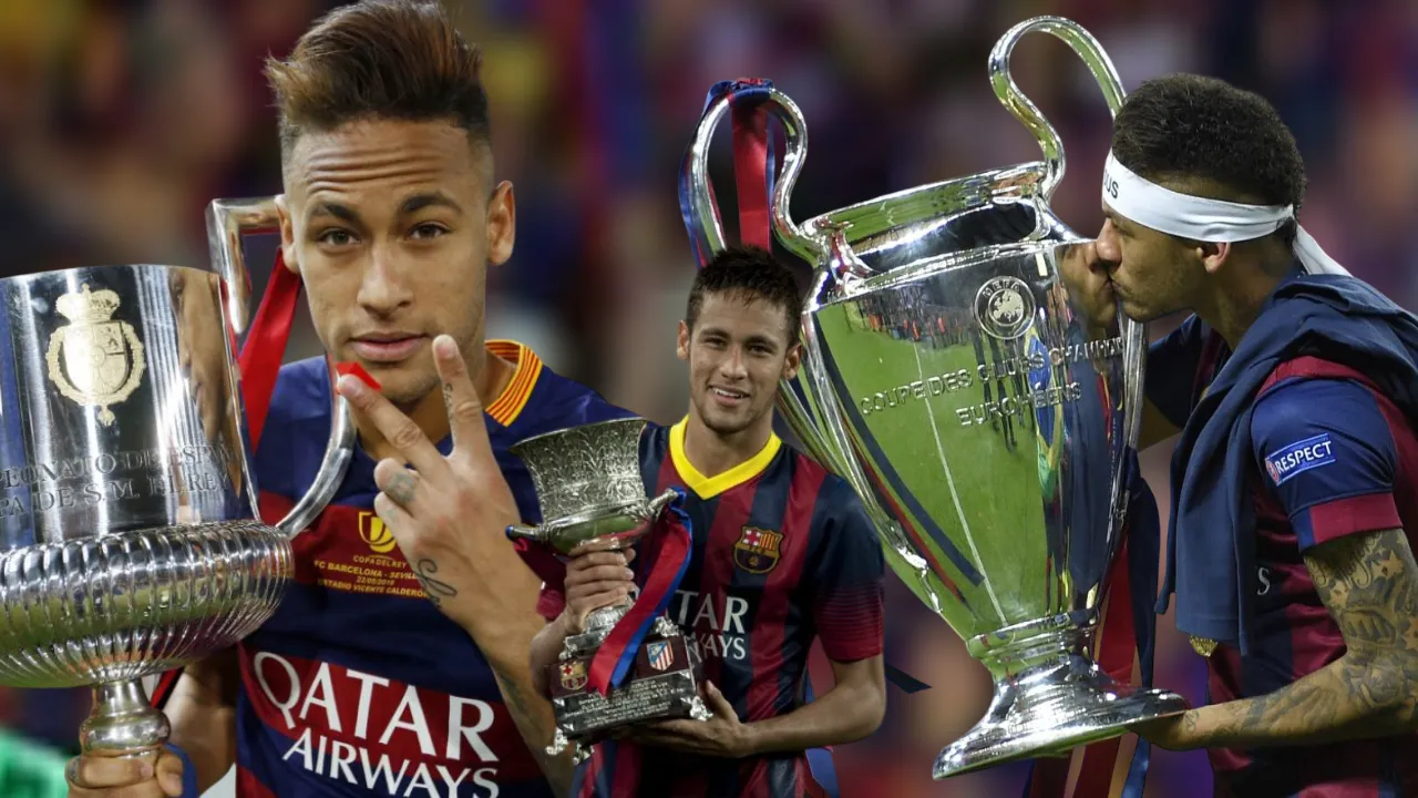 ¿Cuántos títulos gano Neymar con el FC Barcelona