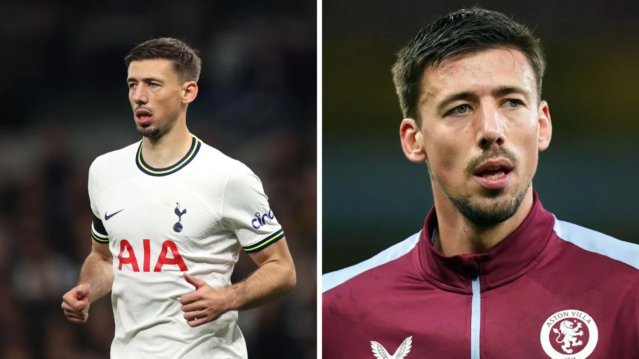 Clément Lenglet en el Tottenham Hotspur y  Aston Villa