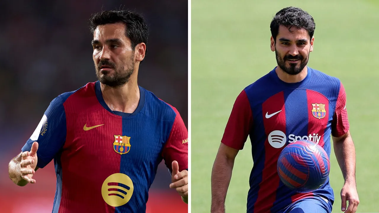 Ilkay Gündogan jugando para el F. C. Barcelona