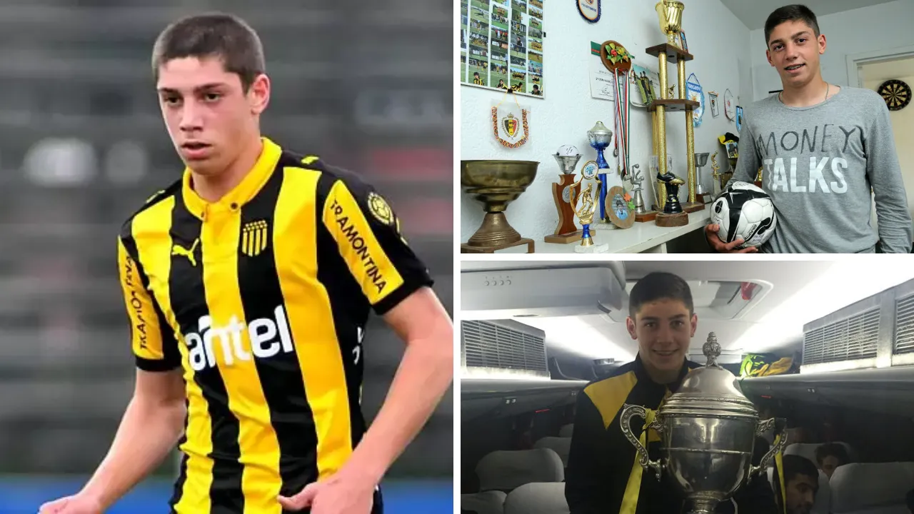 Primeros títulos de Federico Valverde en Peñarol