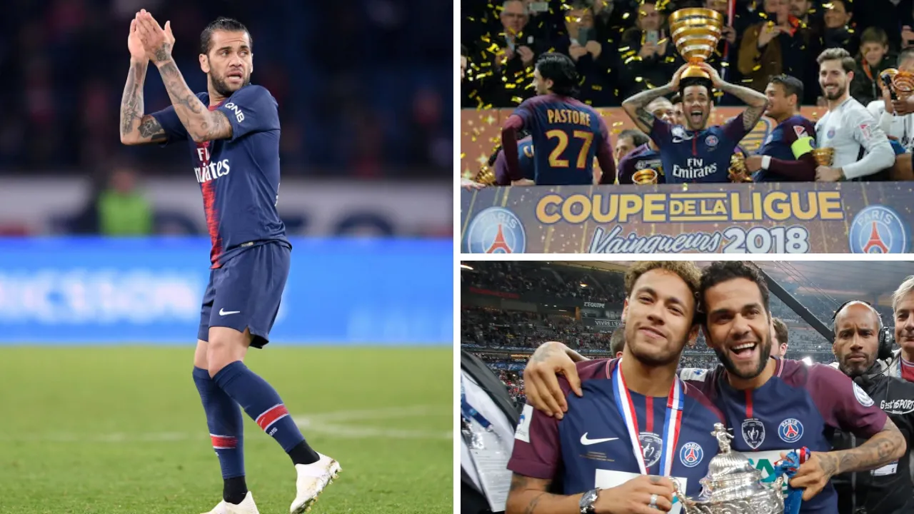 Títulos de Dani Alves en Paris Saint-Germain