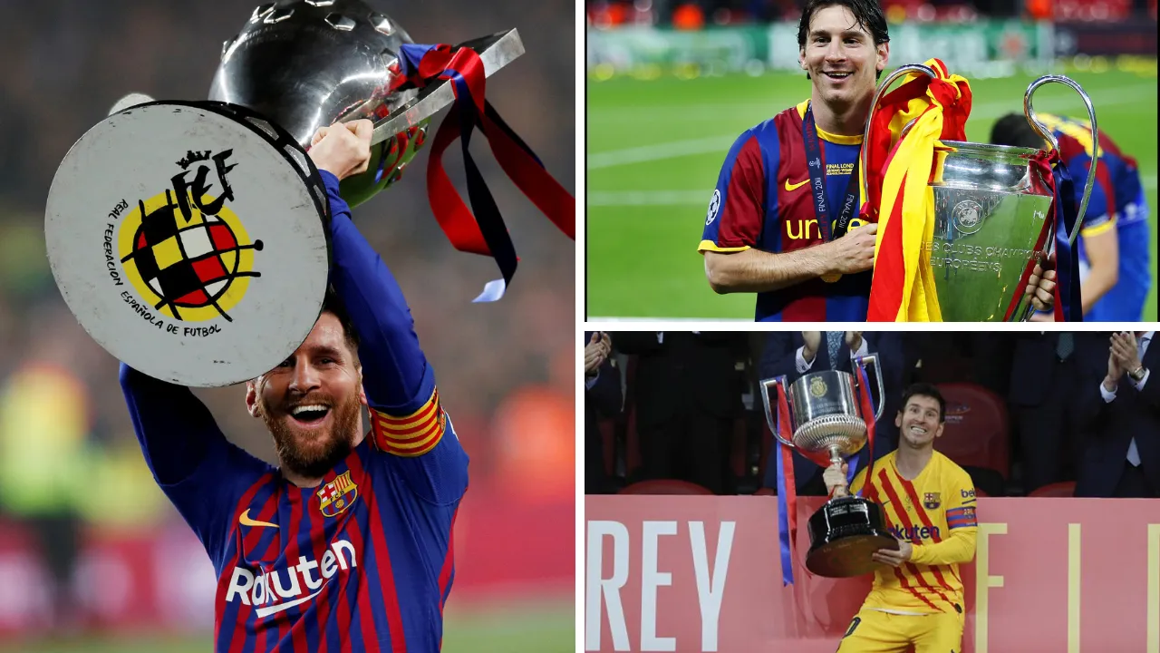 Títulos ganados por Lionel Messi en el FC Barcelona