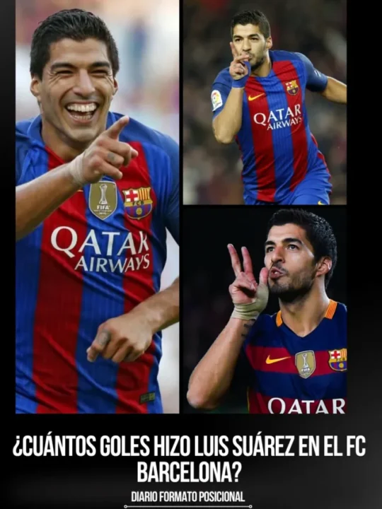 ¿Cuántos goles hizo Luis Suárez en el FC Barcelona?