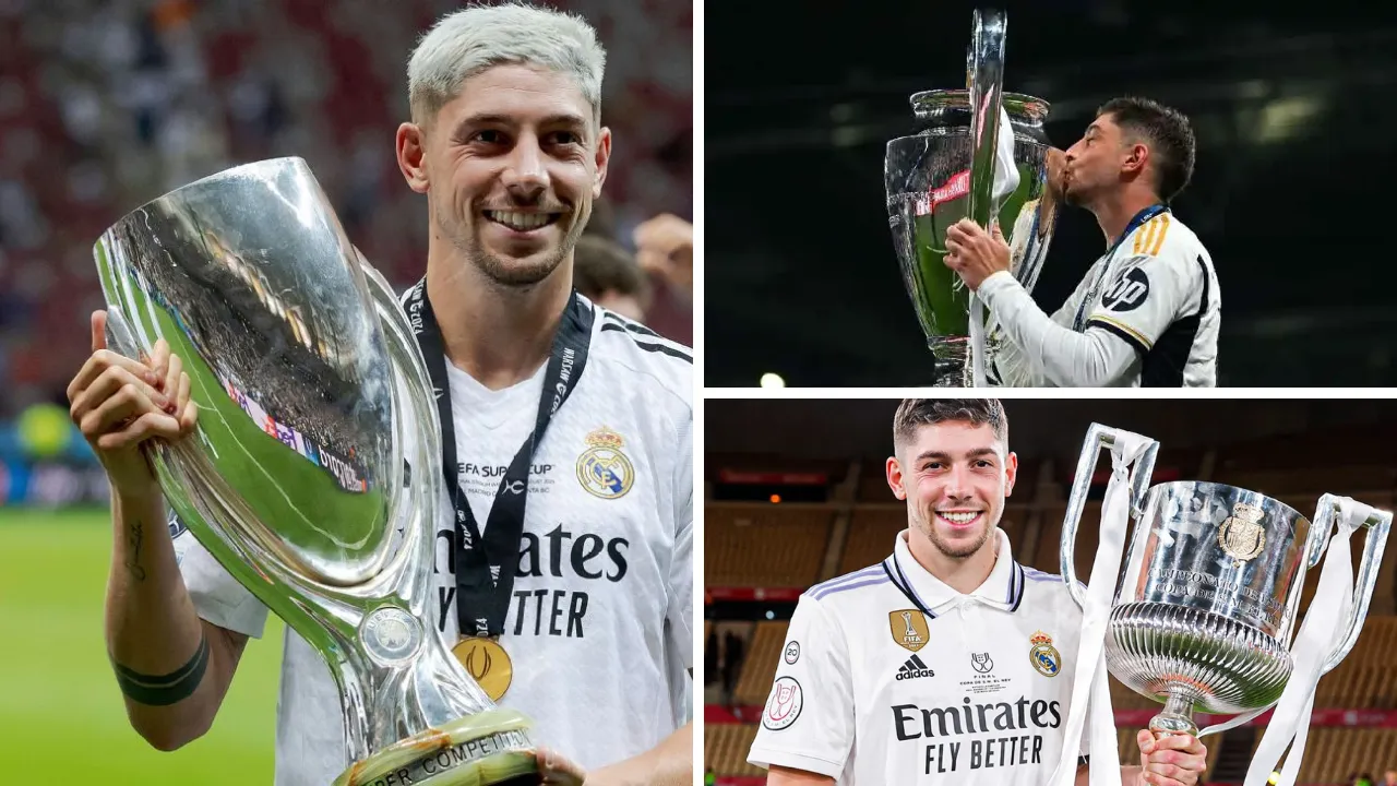 ¿Cuántos títulos ganó Federico Valverde?