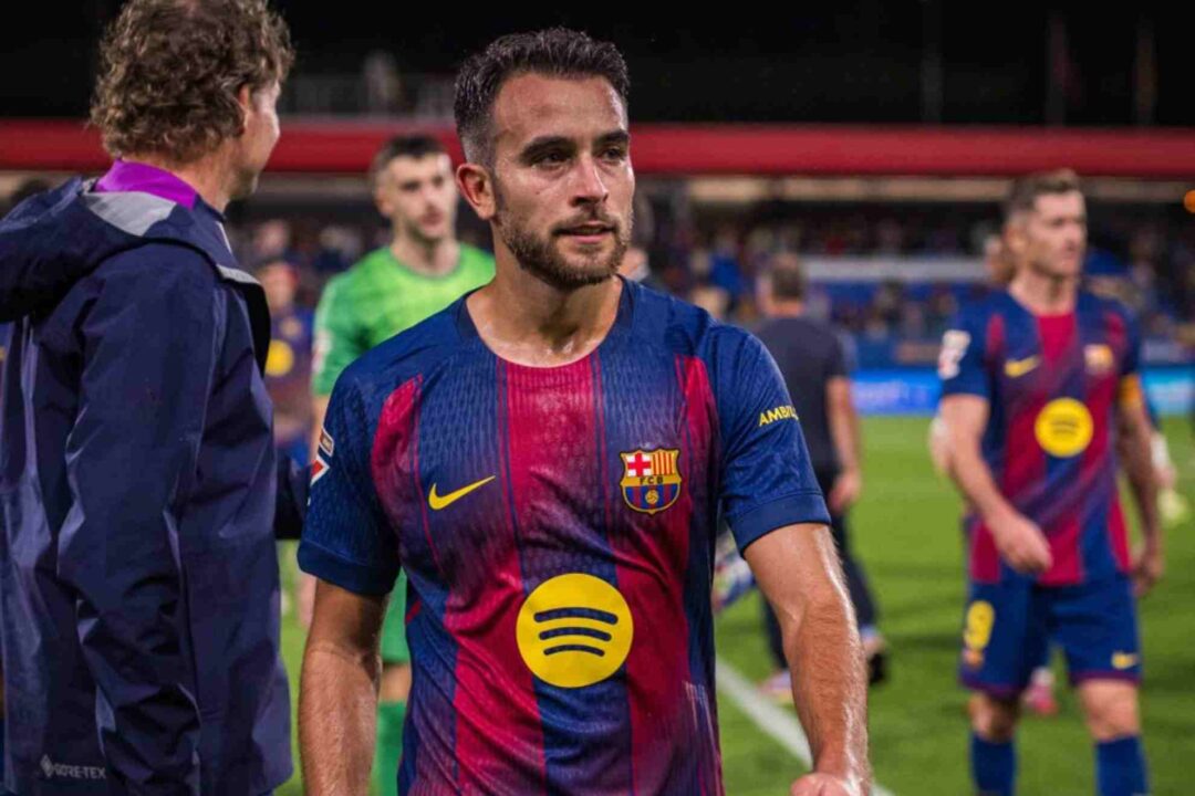Eric García con la camiseta del Barcelona
