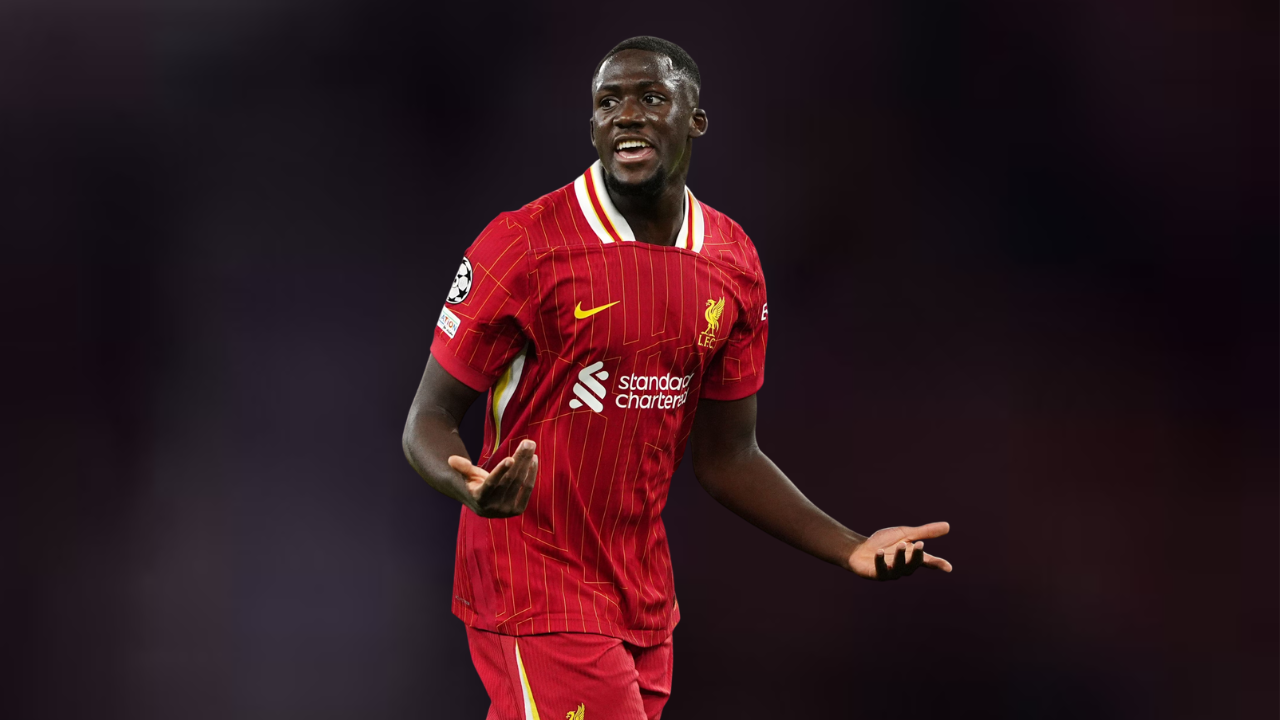 Ibrahima Konaté celebra títulos y partidos con Liverpool
