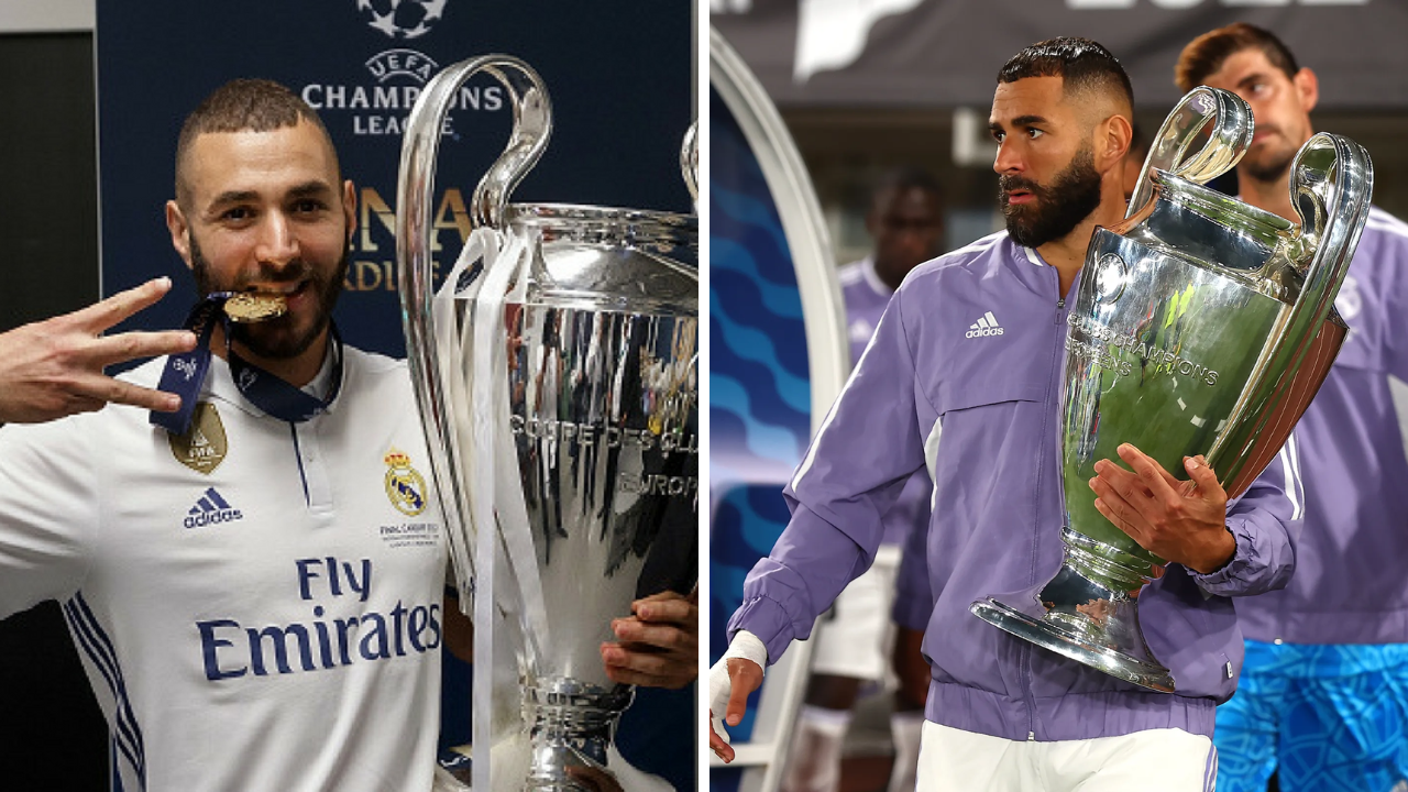¿Cuántas UEFA Champions League ganó Karim Benzema?